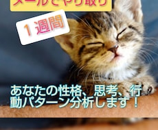 あなたの性格・思考・行動パターン分析します イメージ1
