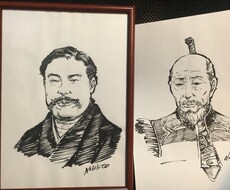 プレゼントに最適な筆描き似顔絵承ります イメージ1