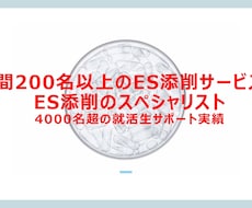 就活ES添削で内定率UP！プロが徹底指導します イメージ1