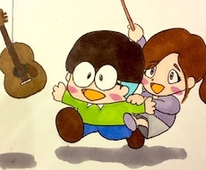 ゆる〜い似顔絵・イラスト・アイコン描きます イメージ1
