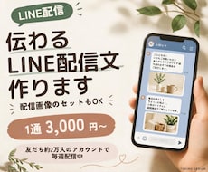 伝わるLINE配信文を作成します 友だち約2万人のアカウントで毎週配信中