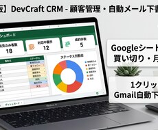 顧客管理と自動メール作成シートを提供します イメージ1