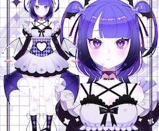 Live2D用のパーツ分けイラストを制作します イメージ1