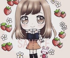簡易アイコン作成いたします イラストを使用して好感度アップしよう♪
