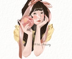 柔らかくあたたかみのある厚塗りイラストを描きます イメージ1