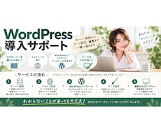 WordPress初心者の方を丁寧にサポートします イメージ1