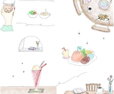 おしゃれでシンプルなイラスト描きます イメージ1