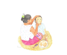 手描きの水彩イラスト描きます イメージ1