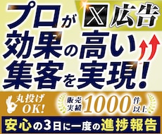 X広告であなたのサービスをPRして集客いたします 集客にお悩みの方必見！適切なﾀｰｹﾞﾃｨﾝｸﾞで効率良く集客