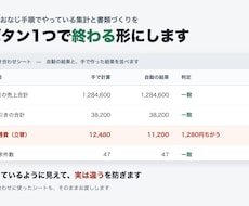 Excel・スプシの集計と帳票作成を自動化します イメージ1