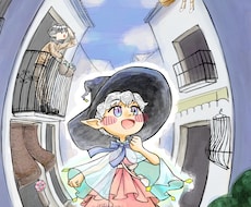 水彩画風テイストでイラスト制作します イメージ1