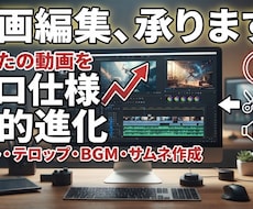 高いクォリティで縦動画・横動画の編集します イメージ1