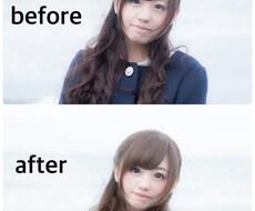 人物写真修正します イメージ1