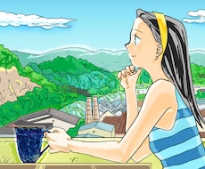 商用可◎コミック調イラスト作成します 色彩豊かで爽やかな作風。デッサン基礎に基づいた作画です。