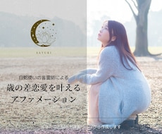 歳の差恋愛を叶える貴方専用アファメーション作ります イメージ1