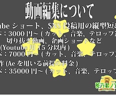 動画編集の案件幅広く承ります 貴方の活動のお手伝いをさせてください！