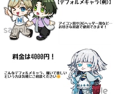 デフォルメキャライラストを描きます イメージ1