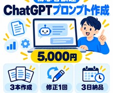 業務に合うChatGPTプロンプトを作成します イメージ1