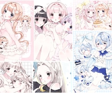 Live2D用パーツ分けイラスト制作致します イメージ1