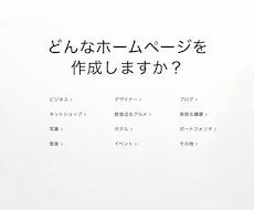 Wixで簡単サイト制作！低価格で提供いたします イメージ1