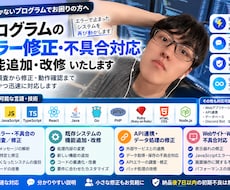 Python・Webプログラムの不具合を修正します イメージ1