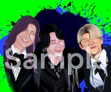 個性的でリアルな似顔絵描きます イメージ1
