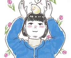 暖かくてカラフルな似顔絵作成します イメージ1