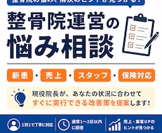 新患ゼロで悩む整骨院を現役院長が立て直します イメージ1
