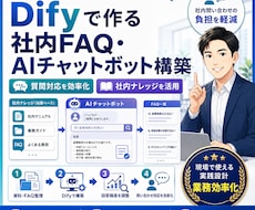 Difyで社内FAQ・AIチャットbotを作ります イメージ1