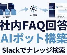 社内FAQ回答AIボットを構築します Slackで社内ナレッジをすぐ検索