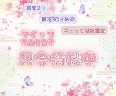 23時迄は最速30分☘️ 質問2つ凝縮鑑定します イメージ1