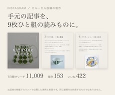 記事や資料からインスタのカルーセルを作ります イメージ1