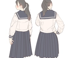 女の子のバストアップのイラスト描きます 可愛い女の子なら任せてください