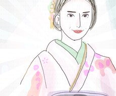 お写真から似顔絵を作成します イメージ1