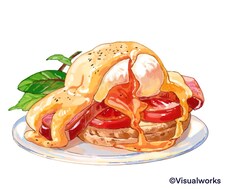 魅力的な食べ物イラスト描きます イメージ1