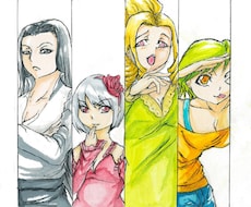 個性豊かな女性キャラクター描きます イメージ1
