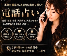 占い歴10年、的確にズバリ電話占いをします イメージ1