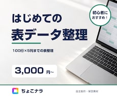 100行までの表記整理と日付順の整列をします イメージ1