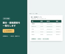 競合調査・価格調査をExcel/CSVで整理します 公開情報を見やすい一覧にします