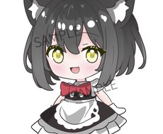 可愛いミニキャラ制作致します 場合によりオリジナルキャラを作成致します(⁎ᴗ͈ˬᴗ͈⁎)