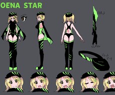 商業利用許諾：オリジナルキャラ三面図描きます イメージ1