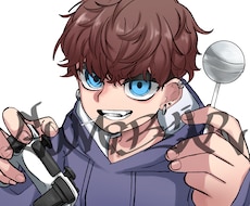 アイコン描きます ポップな絵柄のアイコン用のイラストを描きます！