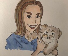 シンプルおしゃれな似顔絵描きます イメージ1