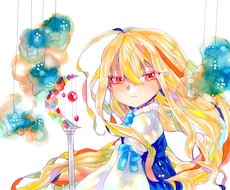 アナログで女の子を描きます イメージ1