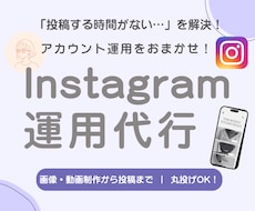 Instagram運用を丸ごとサポートします イメージ1