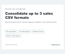 複数の売上CSVを1つの月次表へ自動統合します イメージ1
