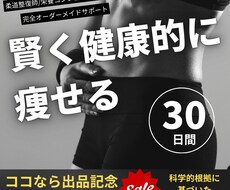 賢く健康的に痩せるサポートを一カ月間します イメージ1