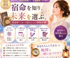 適職と今後の生存戦略を詳細に鑑定します 感情論なし。1500字の濃密な鑑定書で無理のない一歩を伝授。