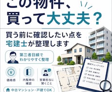 物件情報をもとに、買う前に確認したい点を整理します イメージ1