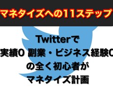 Twitterでのマネタイズ方法を教えます イメージ1